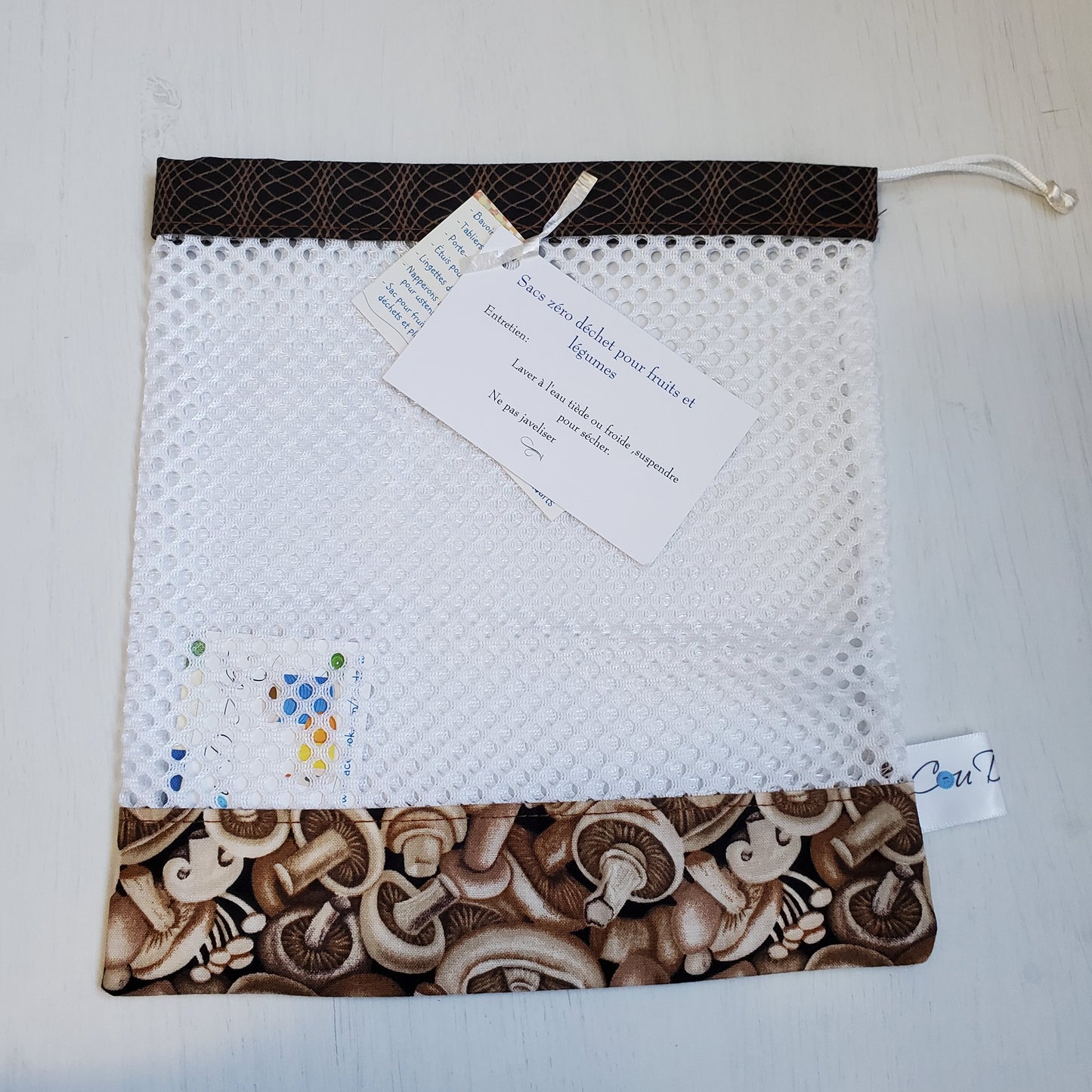 Sac en filet - Petit - Champignons