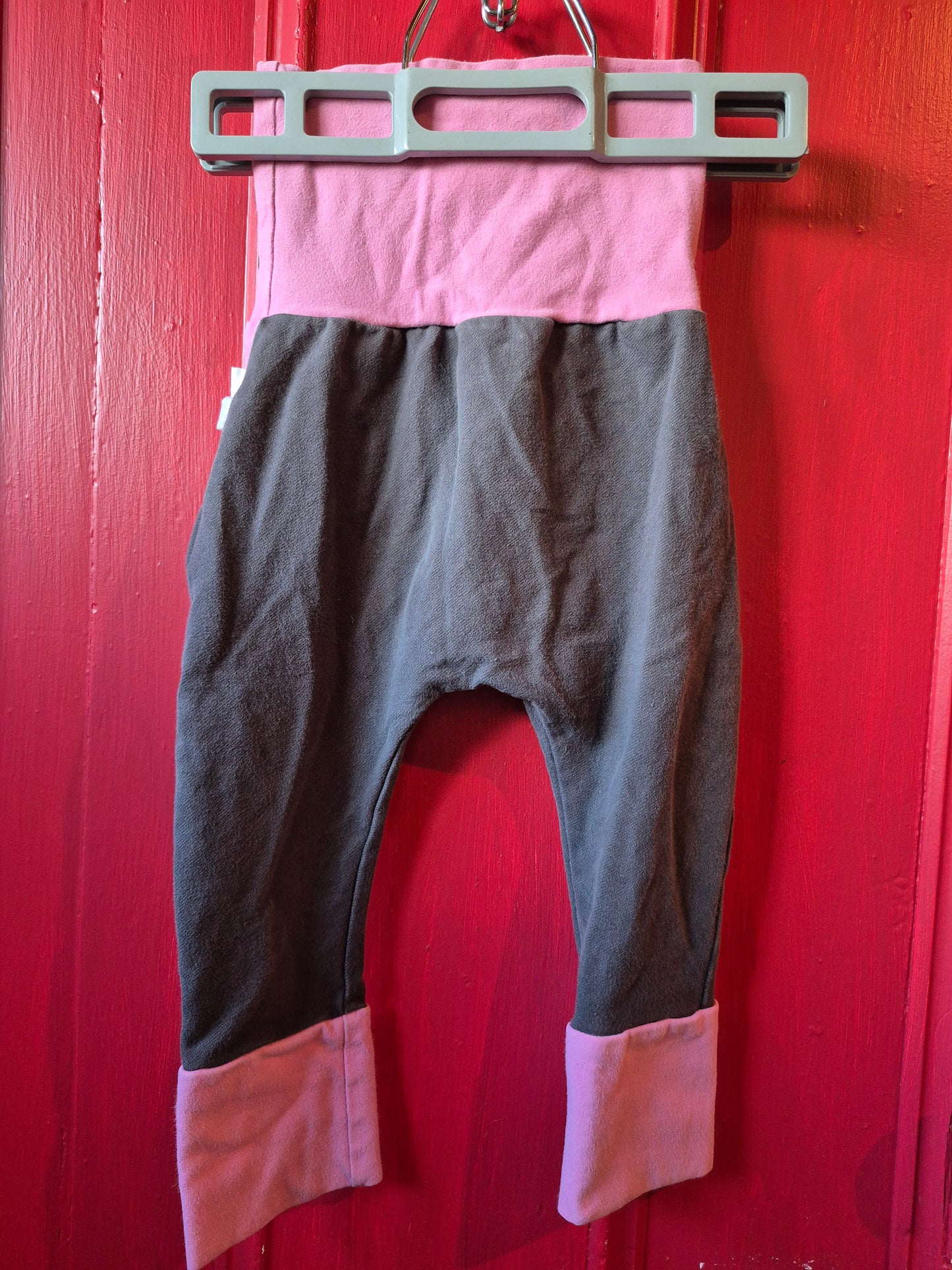 Pantalon évolutif - Rose et gris - Créations M3