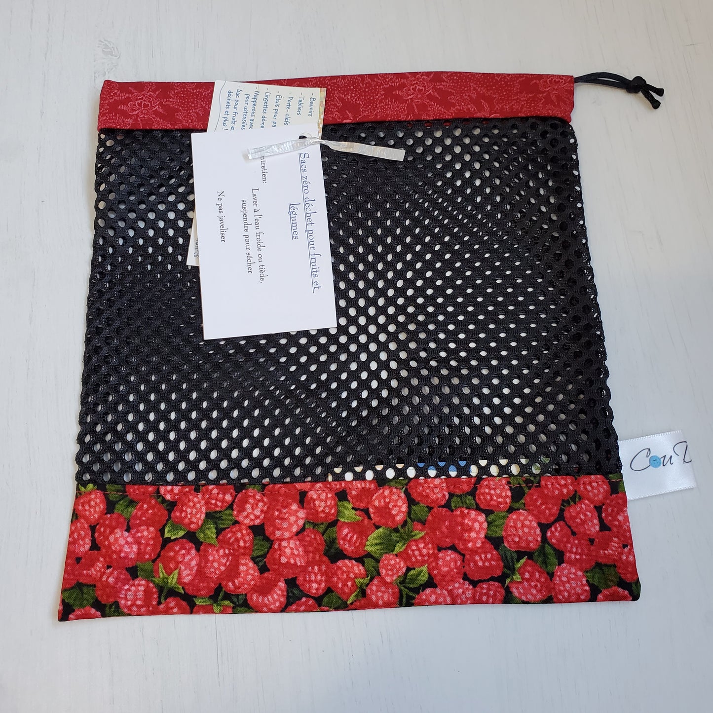 Sac en filet - Petit - Framboises