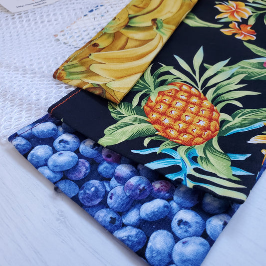 Sac en filet - Ensemble 3 sacs - Fruits