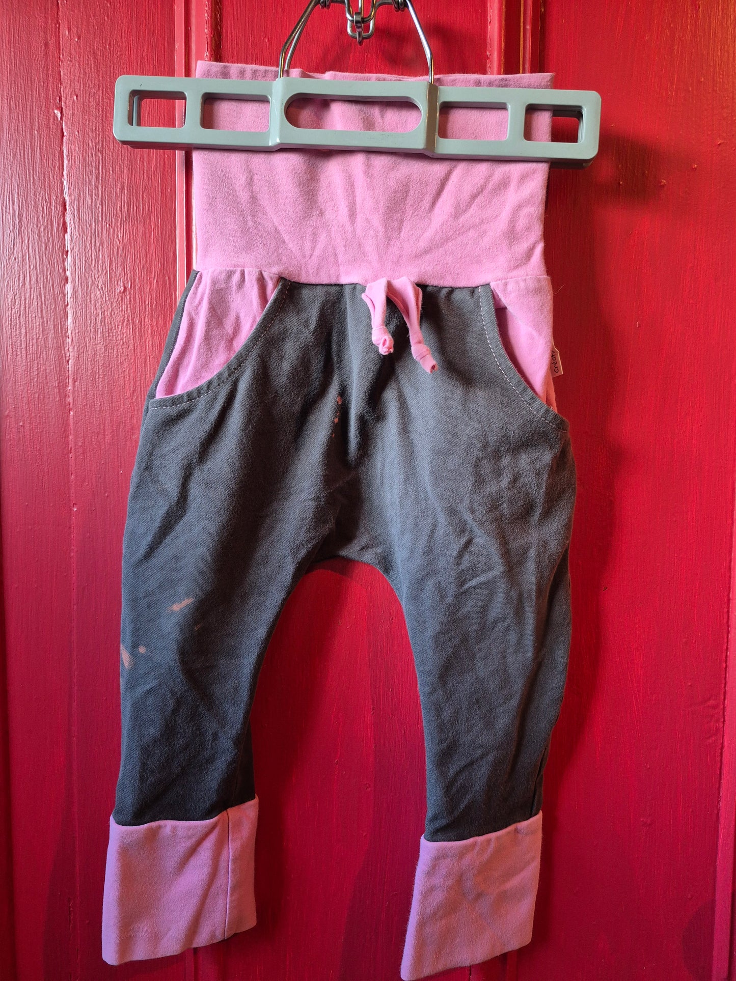 Pantalon évolutif - Rose et gris - Créations M3