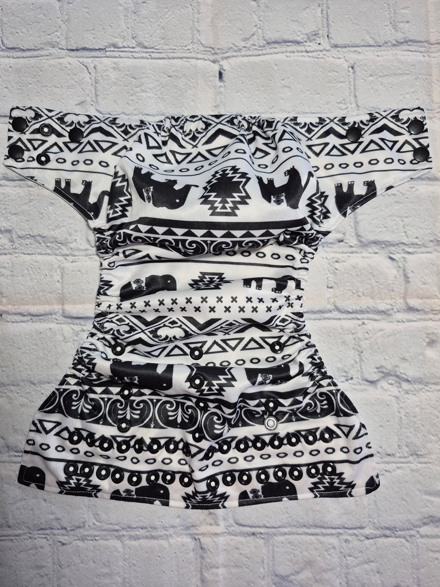 Couche - Bébé Rétro - Éléphant