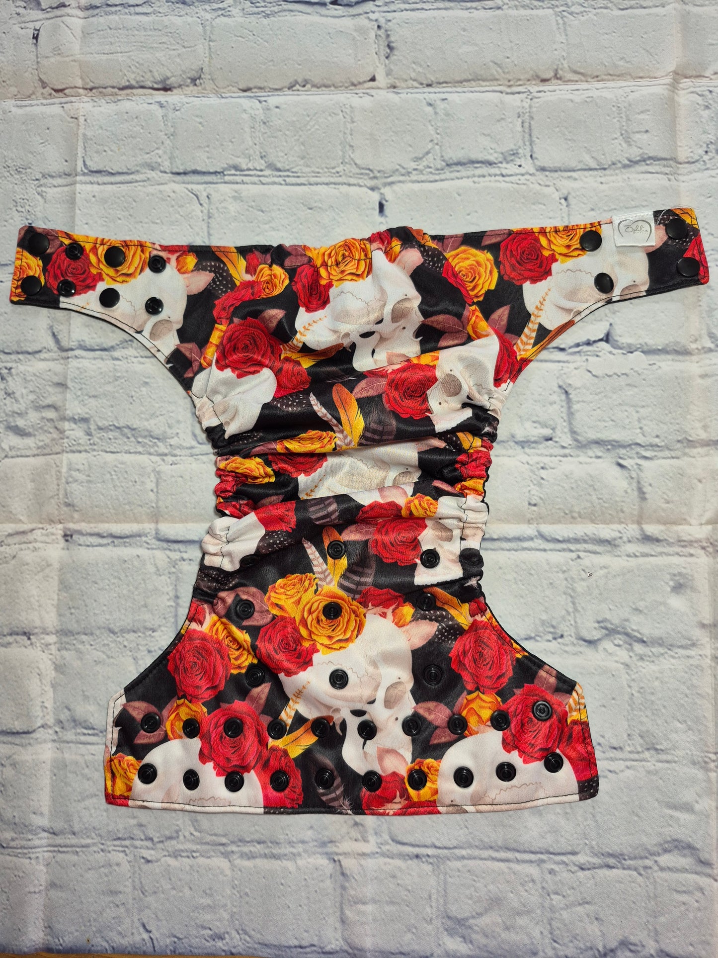 Couche - Créations Ophélia - Crânes et Fleurs