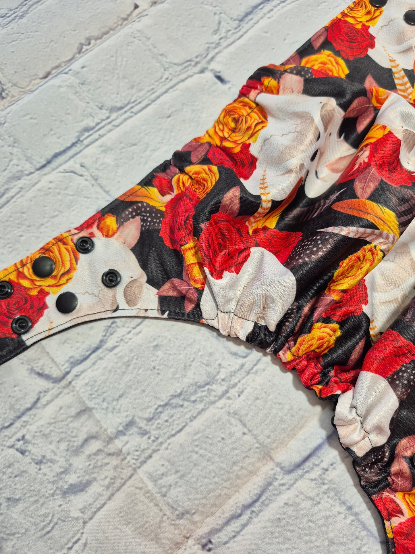 Couche - Créations Ophélia - Crânes et Fleurs