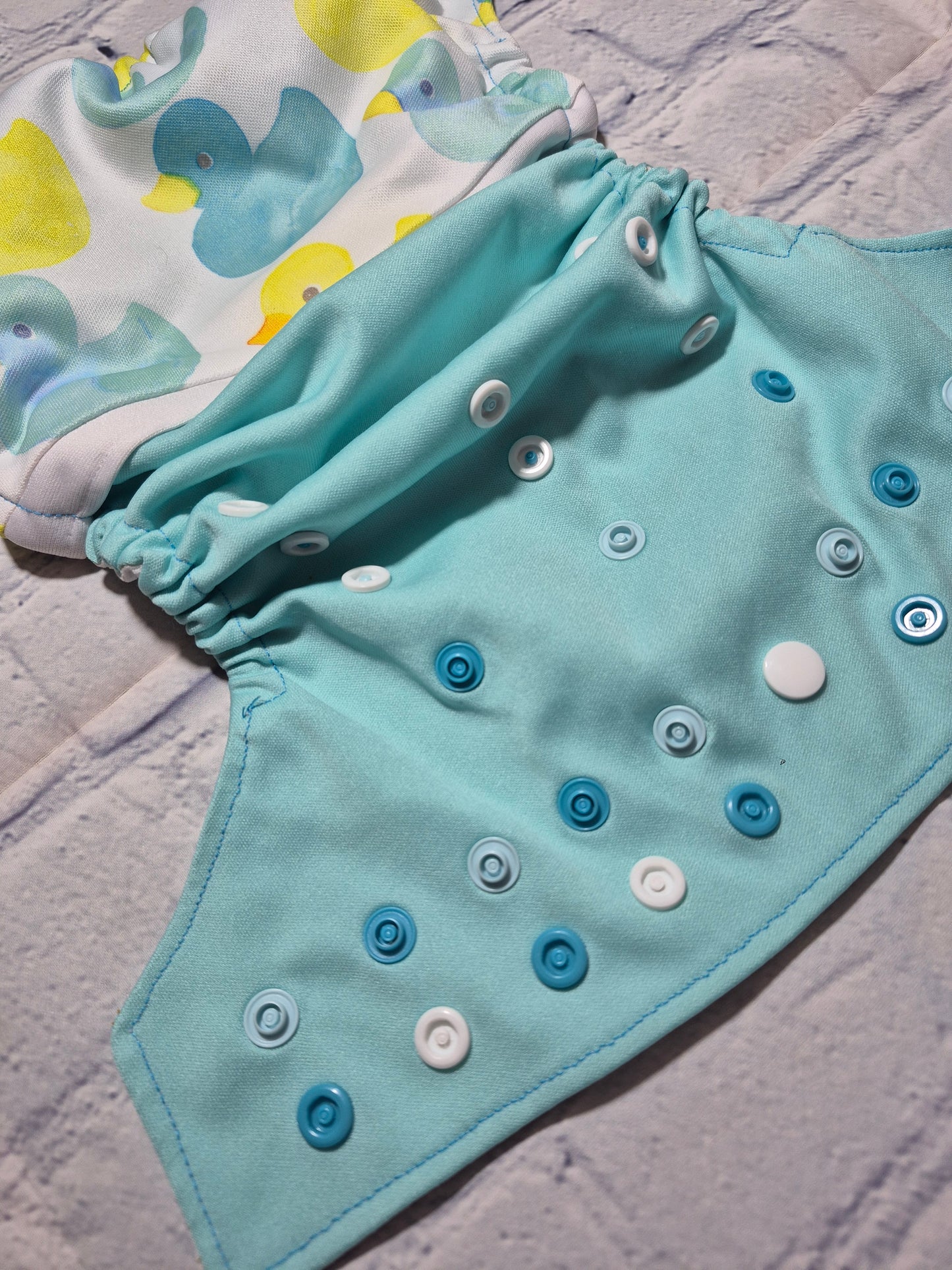 Couche - Rose et Marine - Canards