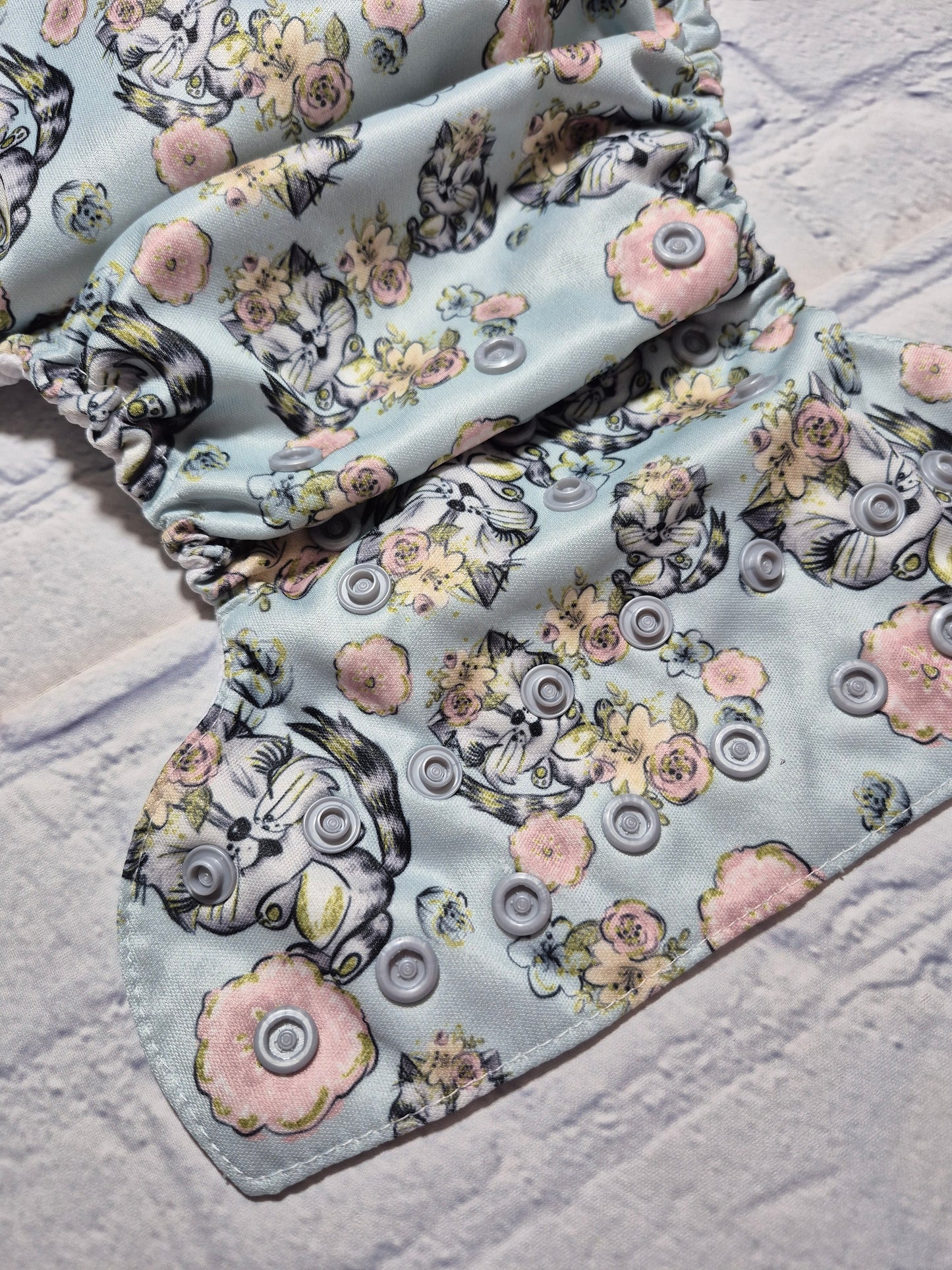 Couche - Rosinette - Chats et fleurs