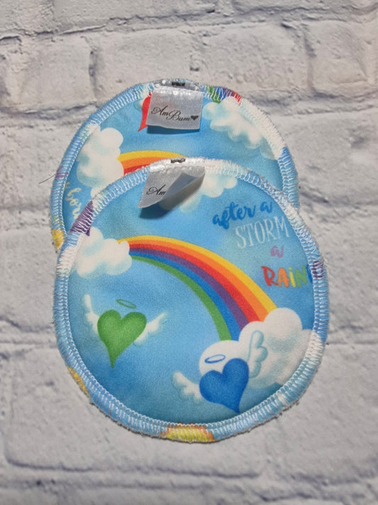 Compresses d'allaitement - Arc-en-ciel