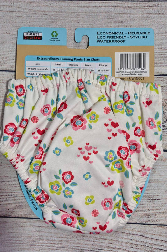 Piscine - Culotte - Fleurs X-LARGE