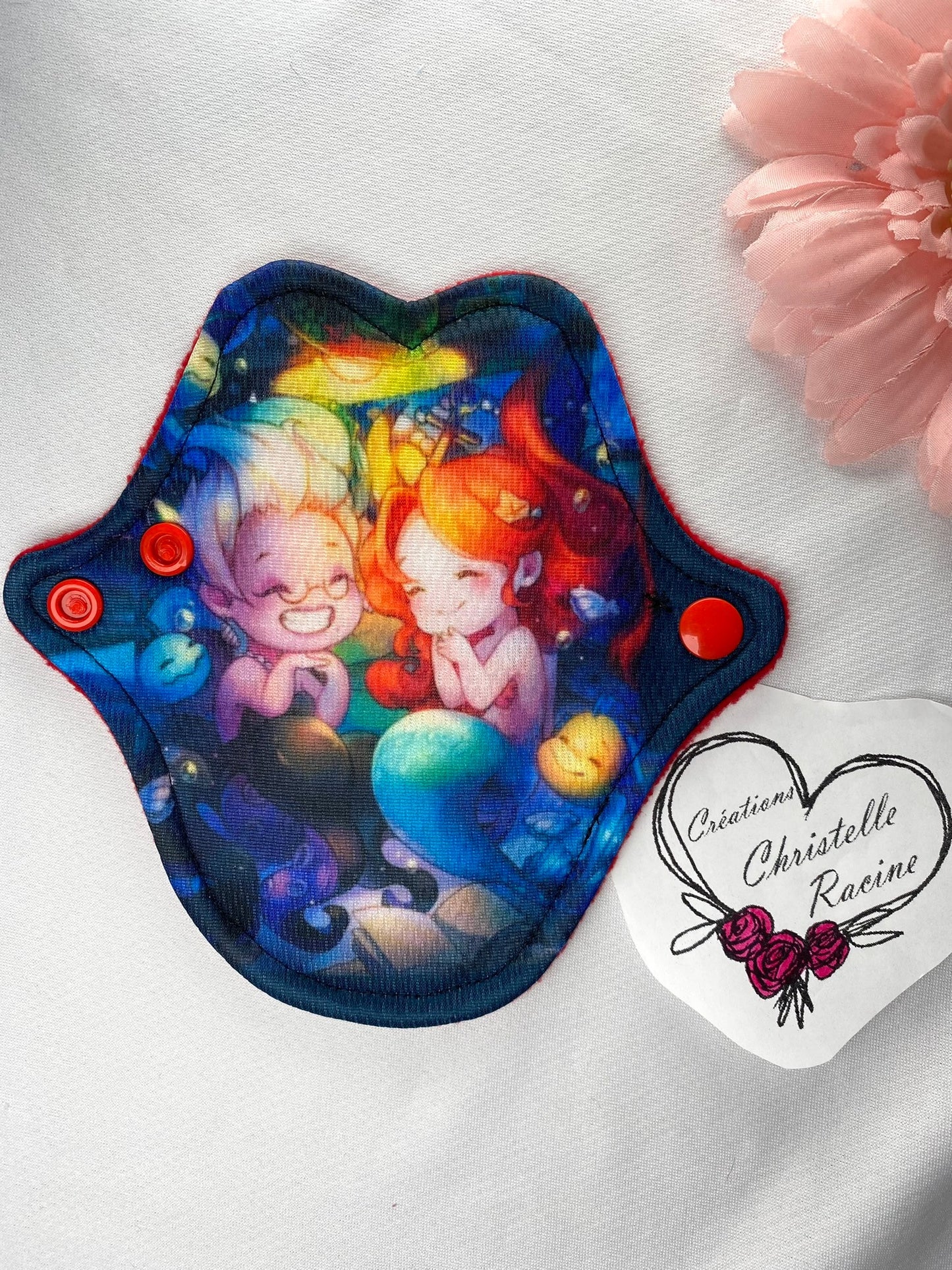 Serviette hygiénique - Légère - 6'' - Sirènes